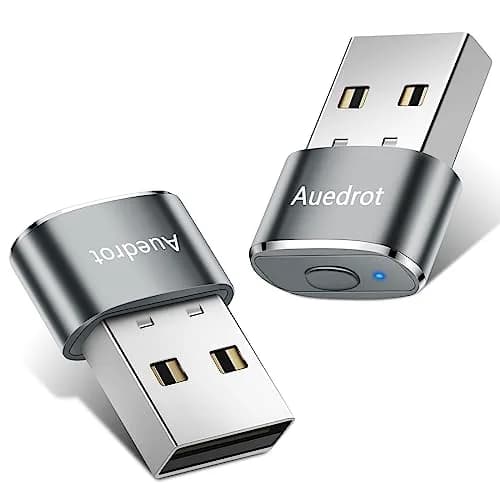 AUEDROT Metal Mouse Jiggler 2 PCS Gray | Undetectable USB Mouse Mover for Computer & Laptop thumbnail 1