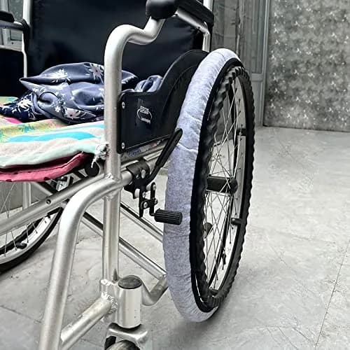 rainbowstar Wheelchair Tyre Covers 24'' | Floor & Carpet Protection thumbnail 4