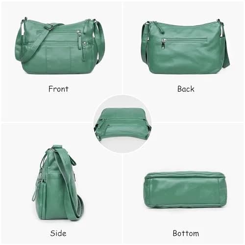 VOLGANIK ROCK Shoulder Bag for Women 10.2'' & 11.8'' | Ultra Soft PU Leather Crossbody thumbnail 4