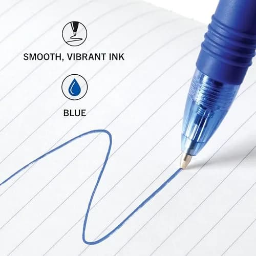 Zebra Pen Z-Grip Retractable Ballpoint Pen, Blue Ink, 1.0mm, 36 Bulk-Pack | Smooth Writing, Medium Point Tip thumbnail 4
