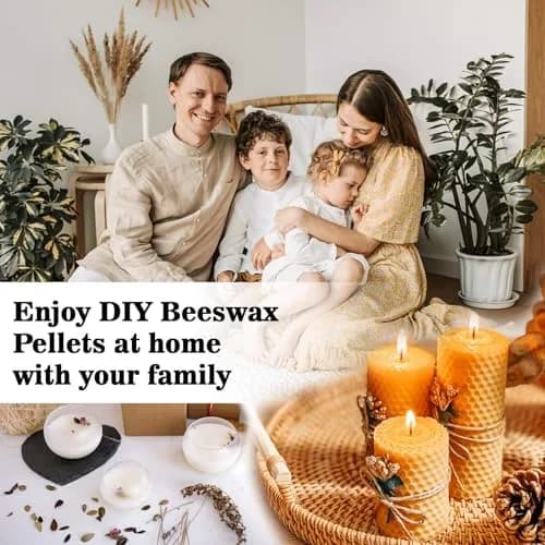 CARGEN White Beeswax Pellets 430g | Triple Filtered Candle Wax for DIY & Skin Care thumbnail 5