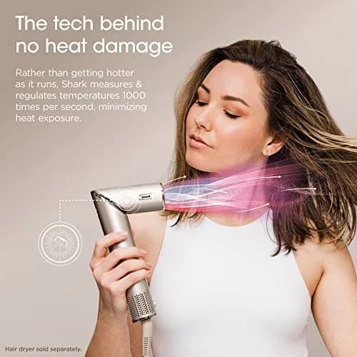Shark FlexStyle Curl-Defining Diffuser Attachment, Stone | Fast Curl Styling with Retractable Prongs thumbnail 6