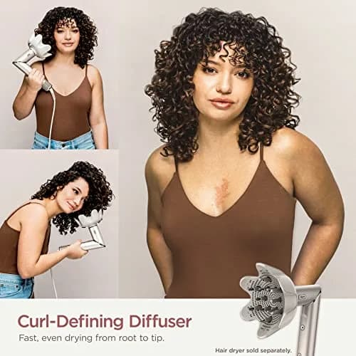 Shark FlexStyle Curl-Defining Diffuser Attachment, Stone | Fast Curl Styling with Retractable Prongs thumbnail 2