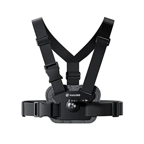 Insta360 Chest Strap Mount for GO 3, GO 2, ONE R, X2 Cameras | Hands-Free First-Person Shots thumbnail 1