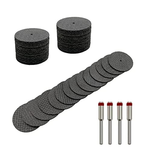 YGFRSTO 50pcs Rotary Tool Cut Off Wheels 1-1/4'' Fiberglass Reinforced Discs | Precise, Durable Metal & Wood Cutting thumbnail 4