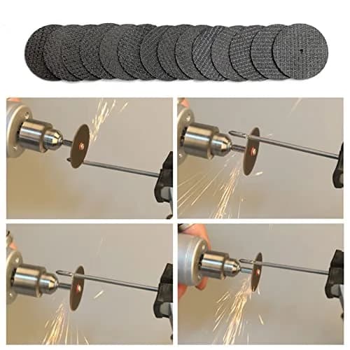 YGFRSTO 50pcs Rotary Tool Cut Off Wheels 1-1/4'' Fiberglass Reinforced Discs | Precise, Durable Metal & Wood Cutting thumbnail 7