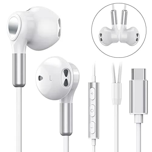 BENEWY Wired USB C Earbuds with Mic and Volume Control | 1.2m Cable, 14.2mm Dynamic Drivers thumbnail 2