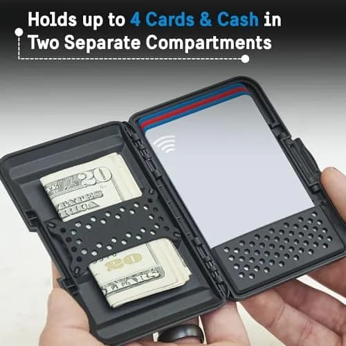 Pelican MagSafe Wallet for iPhone - Black | Slim Magnetic Phone Wallet with Card Holder thumbnail 4