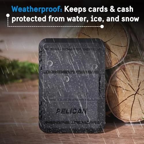 Pelican MagSafe Wallet for iPhone - Black | Slim Magnetic Phone Wallet with Card Holder thumbnail 3