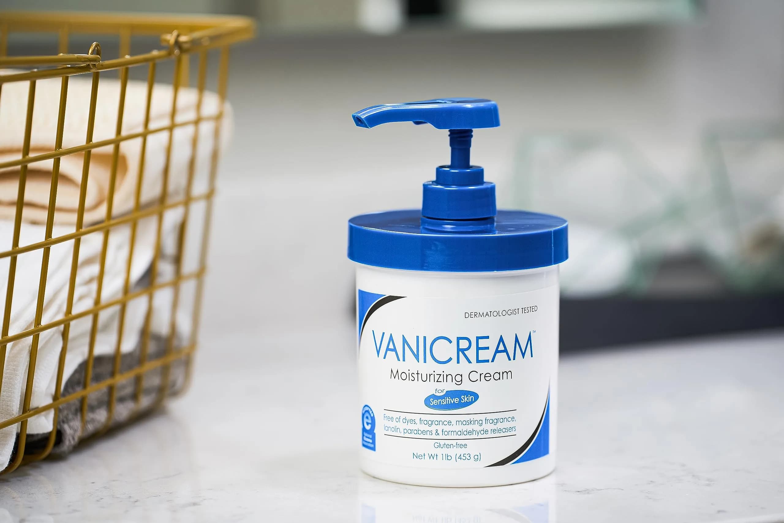 Vanicream Moisturizing Skin Cream with Pump Dispenser 473ml (16 fl oz) | Gentle Moisturizer for Sensitive Skin - view 5