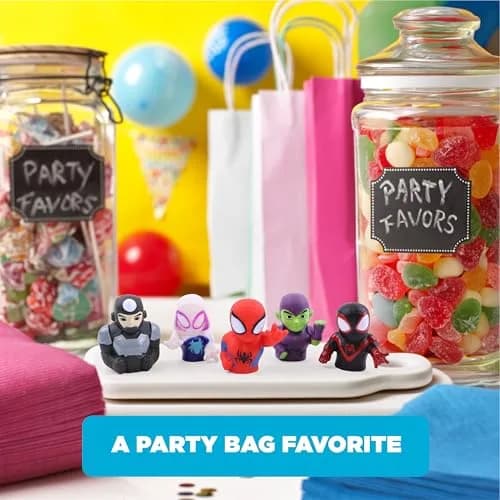 Ginsey Spidey and His Amazing Friends Finger Puppet Set | Waterproof Bath Toys for Kids, 5 Pieces, PVC, Unisex thumbnail 7