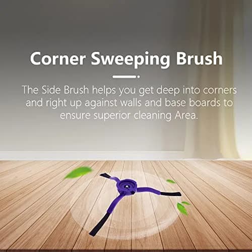 neutop Replacement Side Brushes for eufy RoboVac X8, X8 Hybrid | Deep Corner & Wall Cleaning (110 characters) thumbnail 2