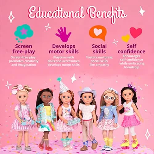 Glitter Girls Slim & Pup Carrier Set with Teckel Puppy Plush Toy 17.78cm (7 inch) | ASTM-Tested Toy for Kids 3+ Years thumbnail 5