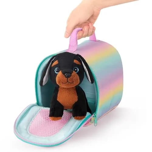 Glitter Girls Slim & Pup Carrier Set with Teckel Puppy Plush Toy 17.78cm (7 inch) | ASTM-Tested Toy for Kids 3+ Years thumbnail 8