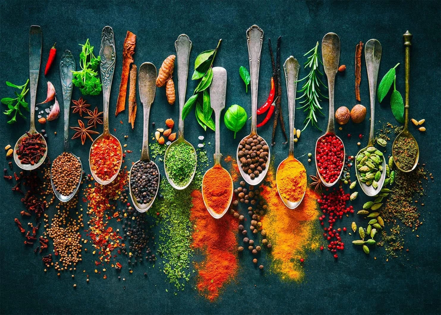 HUADADA 1000 Piece Jigsaw Puzzle World Spices | Adults Puzzle for Relaxation & Brain Boosting — World Spices