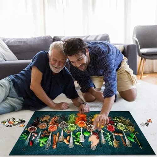 HUADADA 1000 Piece Jigsaw Puzzle World Spices | Adults Puzzle for Relaxation & Brain Boosting thumbnail 5