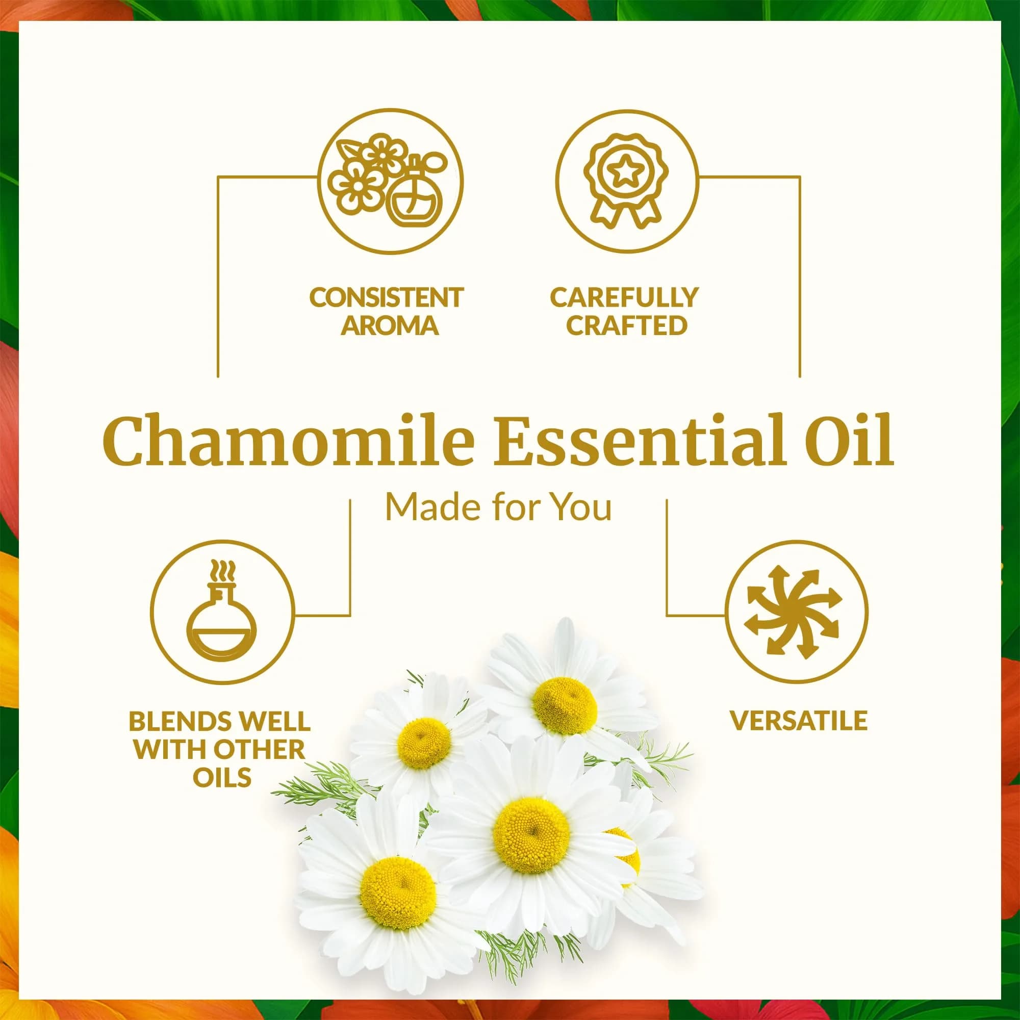 SVA Organics Chamomile Essential Oil 1 Fl Oz (Pack of 1) - Pure & Natural Aromatherapy Oil - view 3