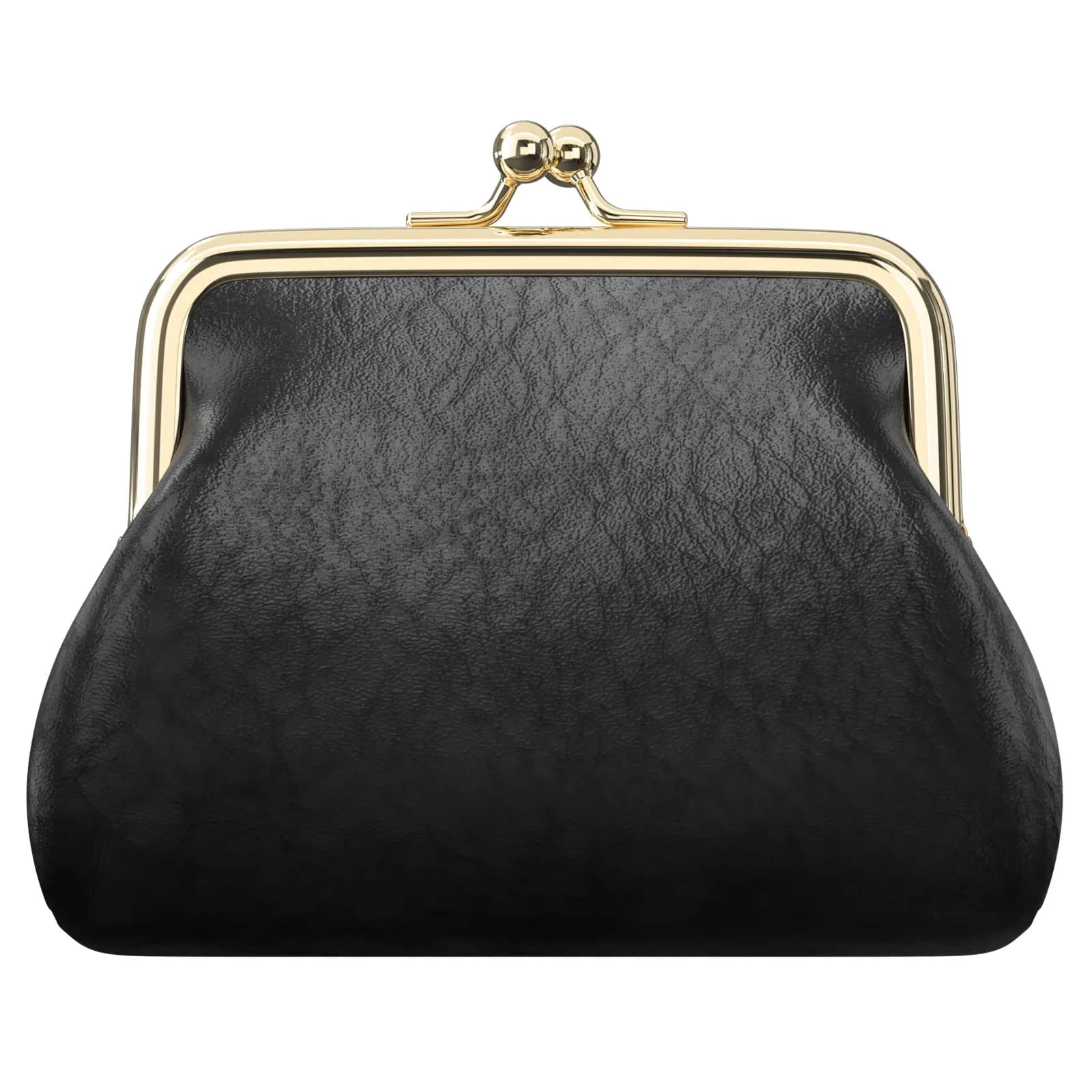 Nipichsha Coin Purse Small PU Leather Change Purse | Waterproof, Durable & Compact (70-120 chars) — Black