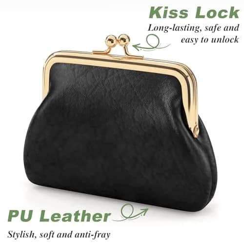 Nipichsha Coin Purse Small PU Leather Change Purse | Waterproof, Durable & Compact (70-120 chars) thumbnail 4