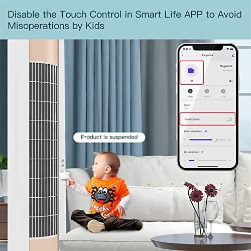 MoesGo 2nd Generation Smart Bluetooth Fingerbot Plus | Wireless Light Switch Button Pusher, Alexa & Google Compatible thumbnail 9