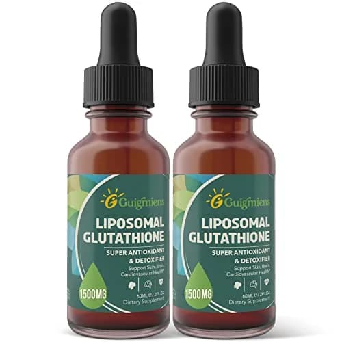 Guigmiens Liposomal Glutathione 1500 MG Liquid Supplement | Detox & Immune Support in 4 fl.oz thumbnail 1