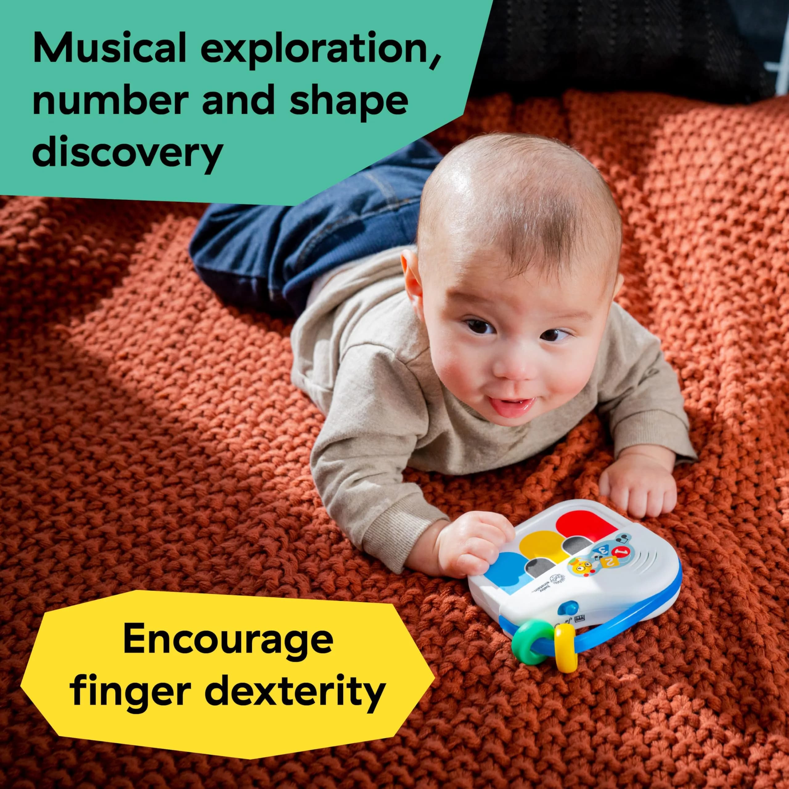 Baby Einstein Tiny Piano Musical Toy, Ages 3 Months+ | BPA-Free - view 5