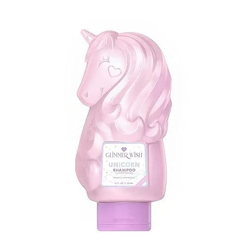 Glimmer Wish Unicorn Kids Shampoo 12 Fl Oz | Paraben & Sulfate Free, Cotton Candy Scent, Gentle & Moisturizing thumbnail 1
