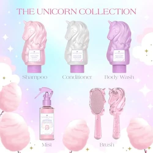 Glimmer Wish Unicorn Kids Shampoo 12 Fl Oz | Paraben & Sulfate Free, Cotton Candy Scent, Gentle & Moisturizing thumbnail 7