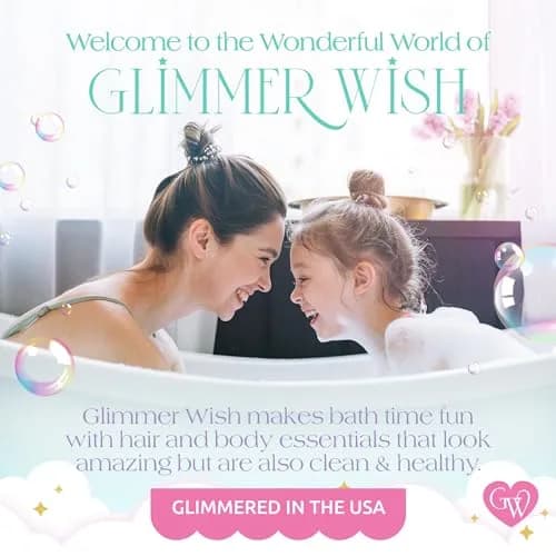 Glimmer Wish Mermaid Kids Conditioner 12 Fl Oz | Paraben & Sulfate Free, Tropical Beach Scent, Strong & Smooth Hair thumbnail 7