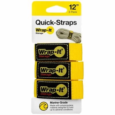 Jjaamm Llc 12" YEL Hook Strap | Heavy-Duty Plastic Fastener for Industrial Use thumbnail 2