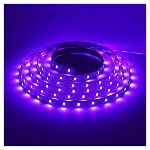 GREENIC USB Black Light Strip 6.6ft | 10W UV LED for Halloween & Party thumbnail 1