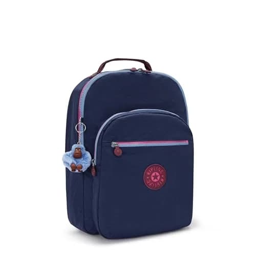 Kipling Seoul 15" Laptop Backpack, Hazelnut Metallic 32.4cm (12.75"L x 17.25"H x 8"D) | Water Resistant Nylon Daypack thumbnail 3