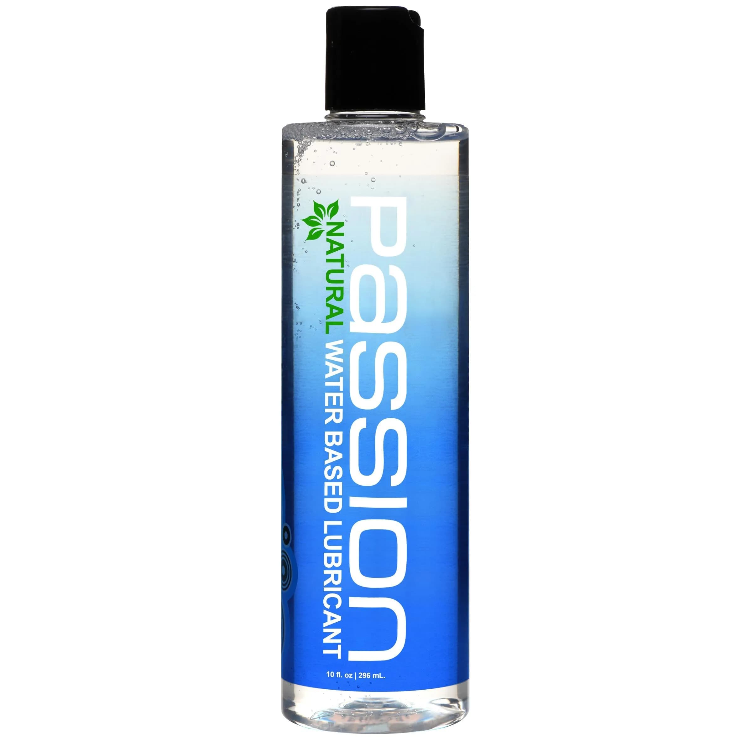 Passion Natural Water-Based Personal Lubricant 4 Fl Oz | Premium, Non-Sticky, Easy-to-Clean Formula for Smooth, Comfortable Use — 10 Fl Oz