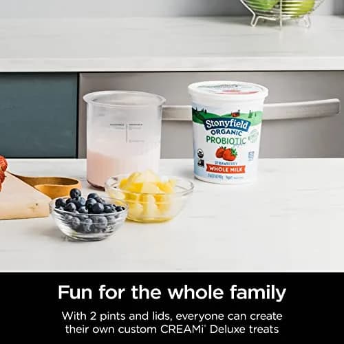 Ninja CREAMi XL 2 Pack Pints with Lids | Store & Make Frozen Treats at Home thumbnail 5