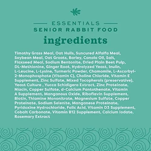 Oxbow Essentials Senior Rabbit Food High-Fiber Pellets 1.81 kg (4 lb) | Vet-Formulated for Digestive Health thumbnail 7