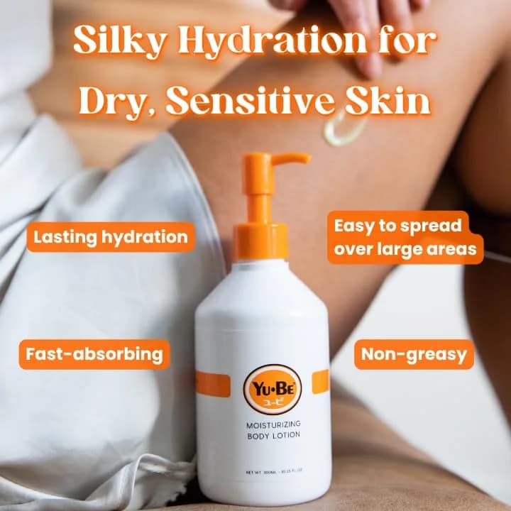 Yu-Be Body Lotion for Dry, Sensitive Skin | Non-Greasy, Fast-Absorbing Moisturizer 10.25 fl oz (3-Pack) thumbnail 5