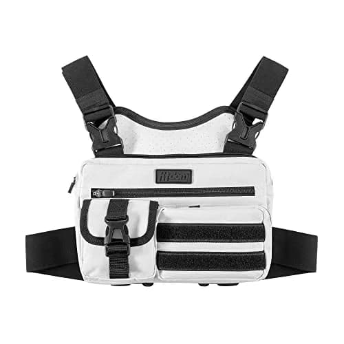 Fitdom Running Chest Pack for Men | Tactical Sports Utility Bag with Pockets thumbnail 1