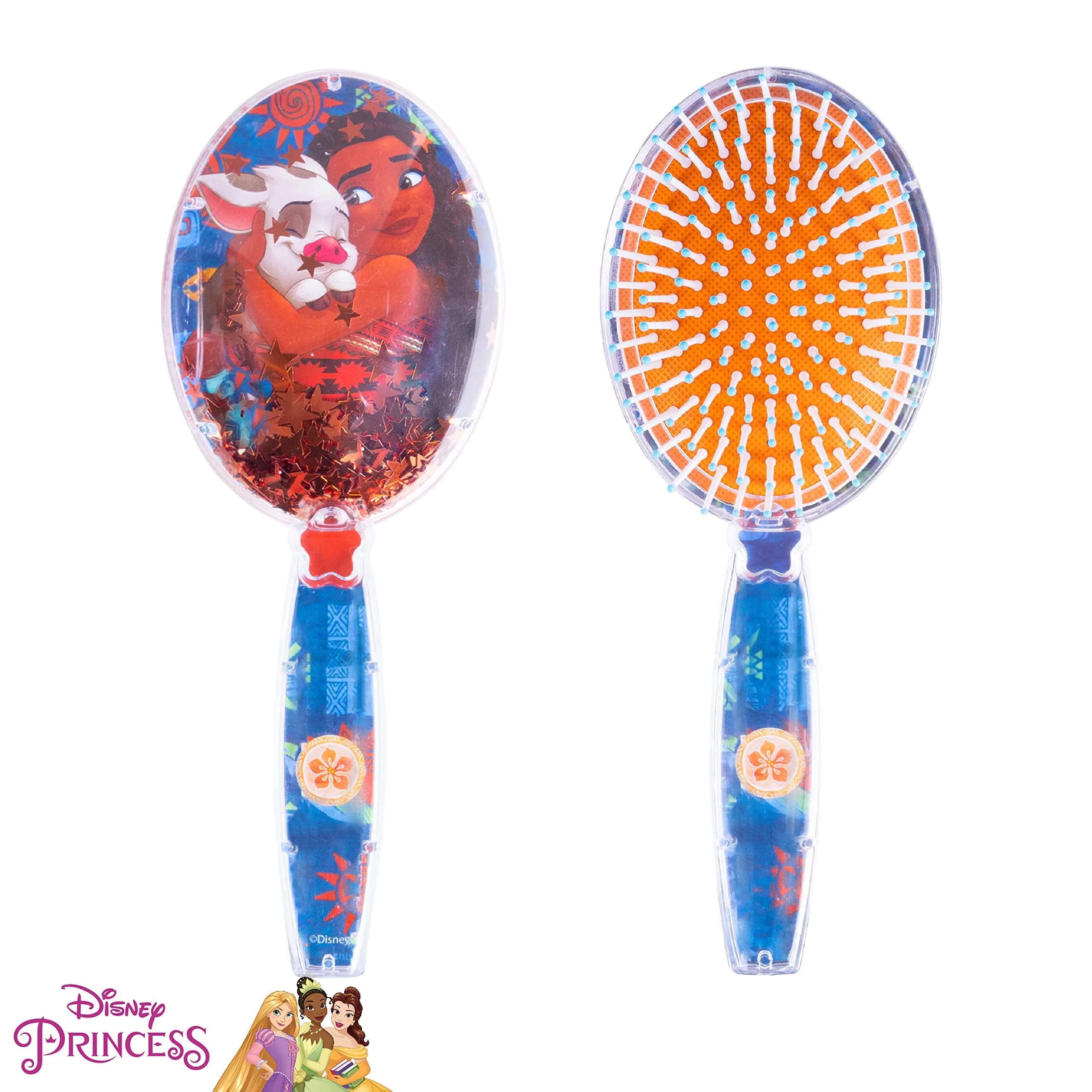 LUV HER Moana Magical Confetti Hair Brush | Detangling Kids Hair Brush Ages 3+ (1 Piece) - view 5
