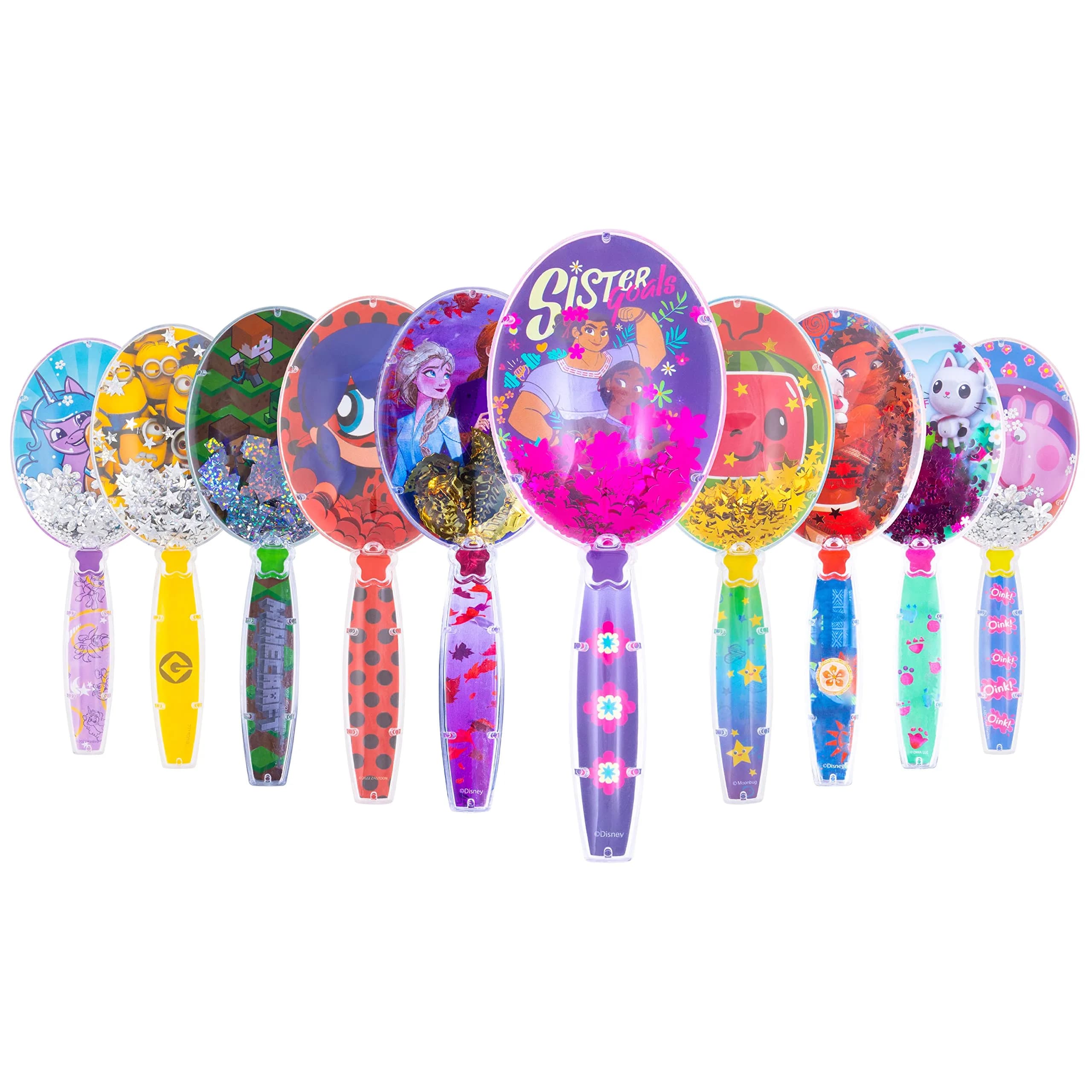 LUV HER Moana Magical Confetti Hair Brush | Detangling Kids Hair Brush Ages 3+ (1 Piece) - view 6