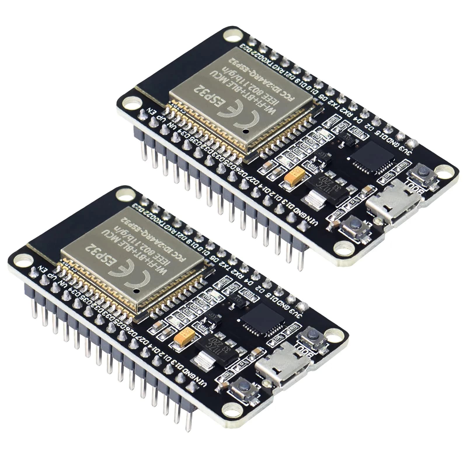 KeeYees ESP32S ESP32 Development Board 30PIN | Dual Core WLAN + Bluetooth, 2PCS — 30 PIN