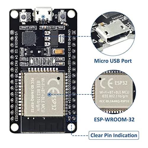 KeeYees ESP32S ESP32 Development Board 30PIN | Dual Core WLAN + Bluetooth, 2PCS thumbnail 3
