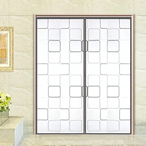 Alyseldy Magnetic Thermal Door Curtain 60" x 80" | Energy Saving Insulated Screen Door for Patio & AC Rooms thumbnail 1