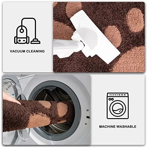 PURRUGS Dirt Trapping Door Mat Indoor Entrance 24" x 35.5" Brown | Pet & Mud Trap with Waterproof Backing thumbnail 6