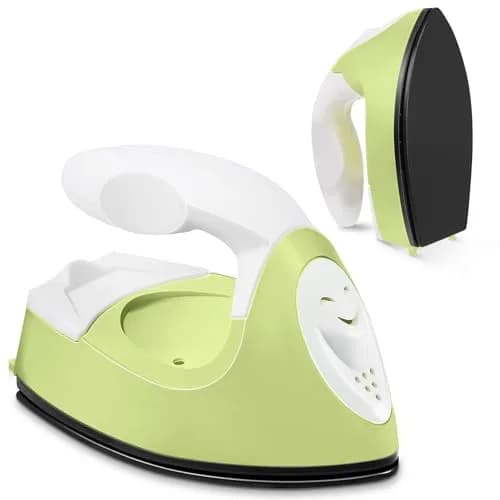 Honoson Mini Craft Iron with Charging Base Tiny, Fruit Green | Portable DIY Heat Press for Small Projects thumbnail 1