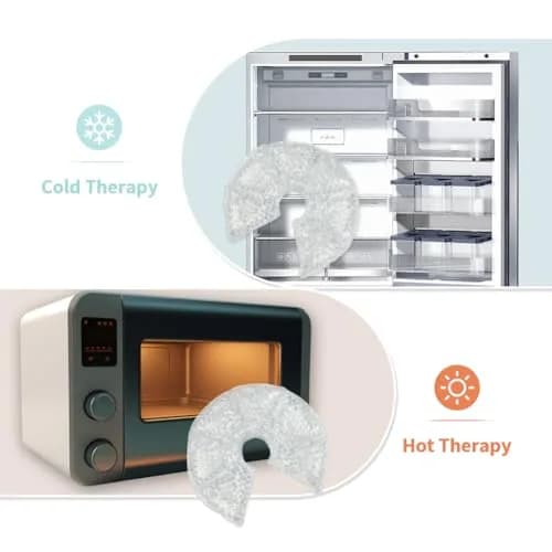 CONBELLA Breast Ice Packs 2 Pack | Therapeutic Gel Pads for Engorgement, Mastitis, Clogged Ducts, Nipple Pain, Improve Milk Flow thumbnail 3
