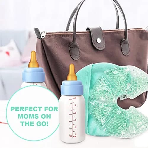 CONBELLA Hot Cold Gel Bead Breast Therapy Pack 17cm (6.69in) | Therapeutic Relief for Breastfeeding Mothers thumbnail 5