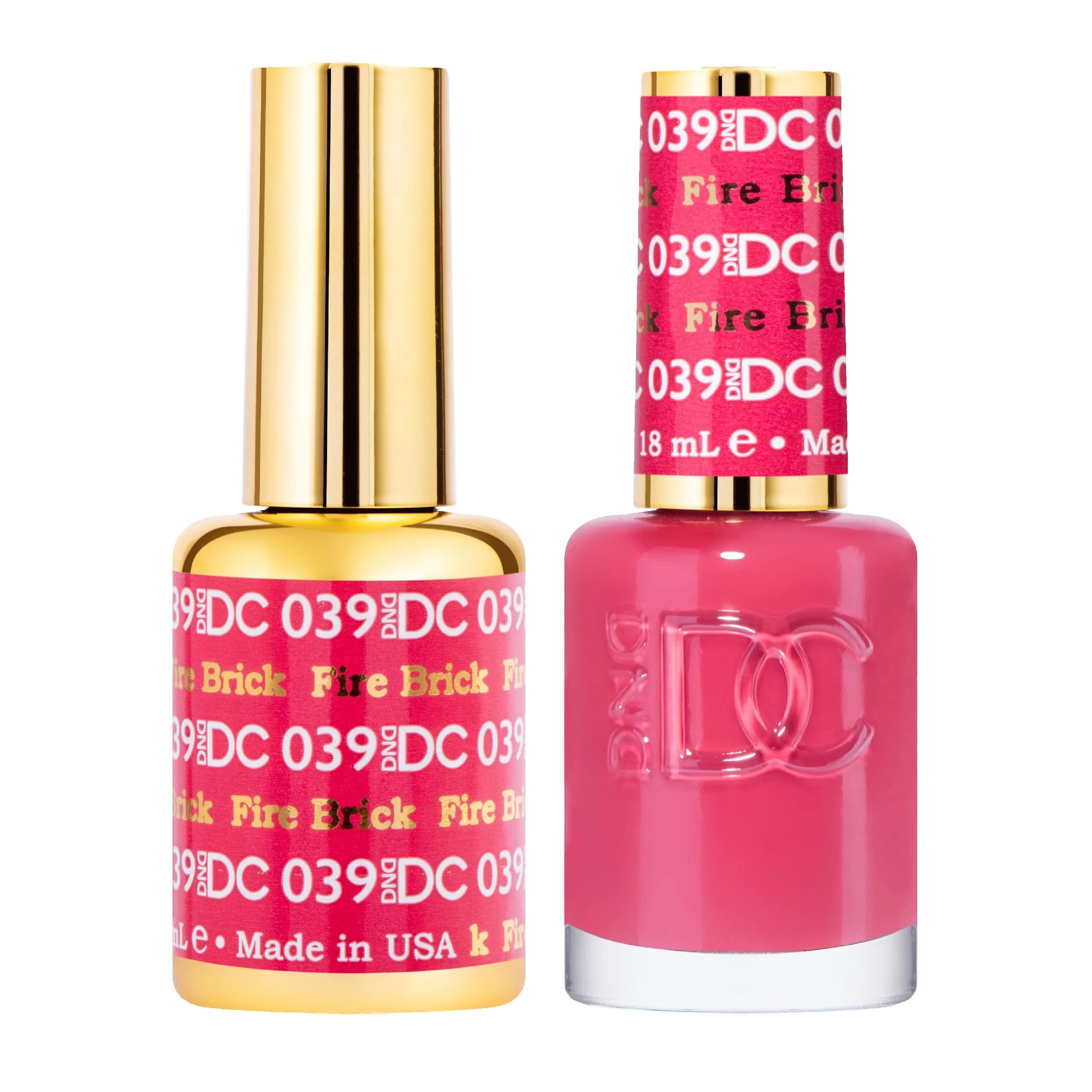 DAISY DND DC Gel Polish Set, Red Collection, 0.5 Fl Oz | Chip-Free, Lasts 3 Weeks, Soaks Off in 10-15 Min - main product image