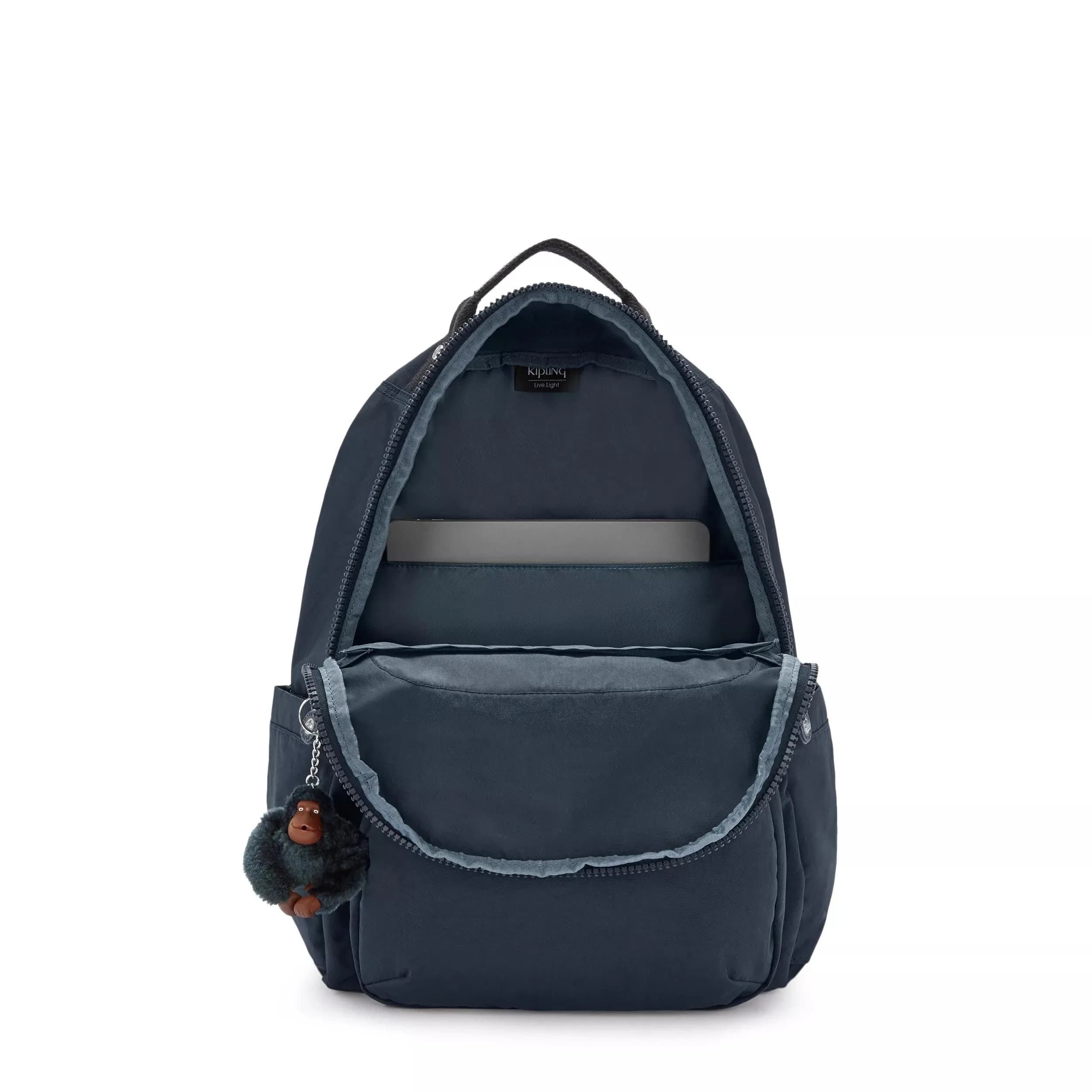 Kipling Seoul 15" Laptop Backpack | 27L (0.95 cu ft) Water Resistant Daypack with Padded Straps - view 3
