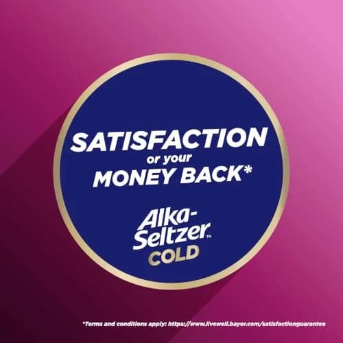 ALKA-SELTZER PLUS Cold & Cough Max Strength Tablets 48 Count | Fast Dissolve Relief for Adults & Children 12+ thumbnail 7