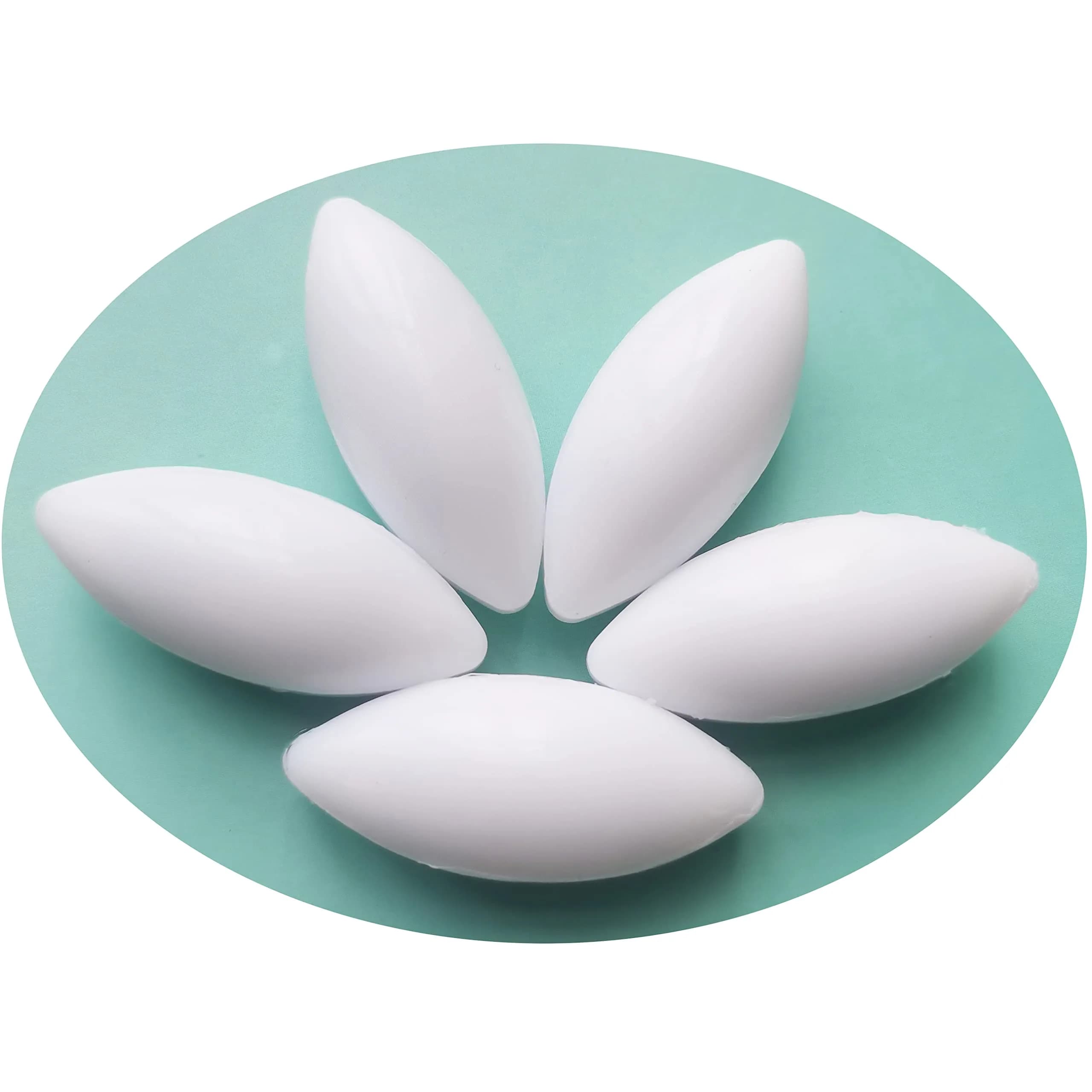 BBTCTY PTFE Olive Shape Magnetic Stirrer Mixer Stir Bars, 15mm x 35mm, Pack of 5 - main product image